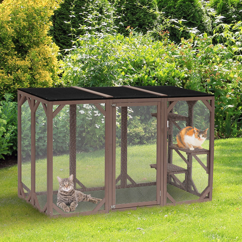 Pawhut Outdoor Enclosure Cage Playpen & Reviews Wayfair
